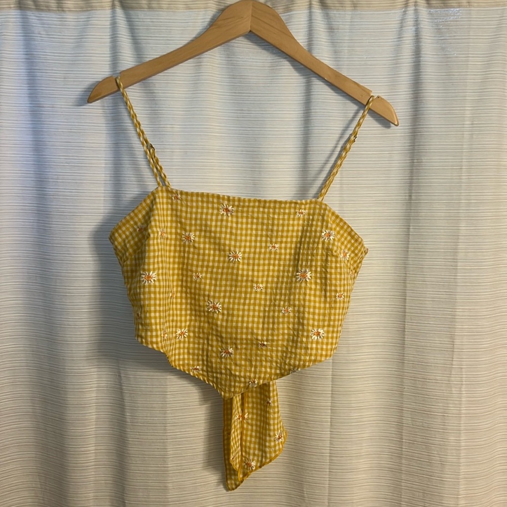 Kirious Los Angeles Sunflower Crop Top